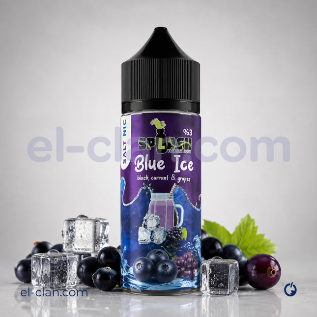 Splash blue Ice توت عنب ساقع