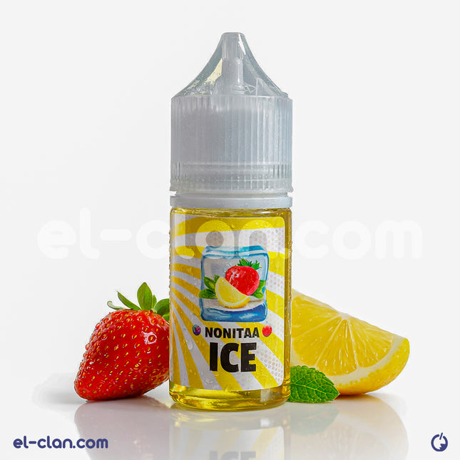سائل فيب 8Ball SaltNic Monitaa Ice بنكهة الفراولة والليمون والصودا في زجاجة 30 مل من 8ball E-Juice