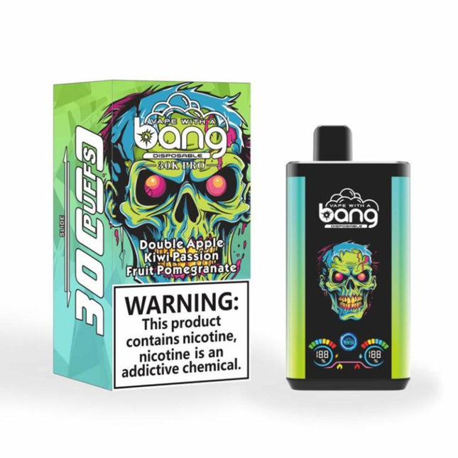 Bang 30K Pro Double Apple Kiwi Passion Fruit Pomegranate Disposable
