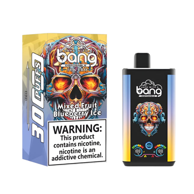 Bang 30K Pro Mixed Fruit Blueberry Ice Disposable