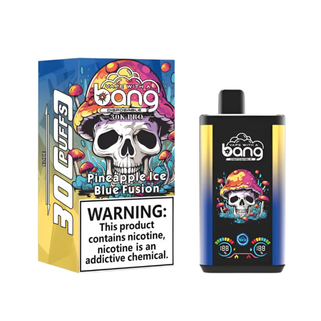 Bang 30K Pro Pineapple Ice Blue Fusion Disposable Pineapple Raspberry