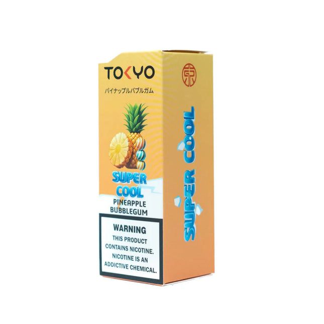 Tokyo SaltNic Super Cool Pineapple Bubble Gum لبان اناناس ساقع