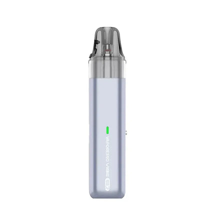 جهاز فيب هاردوير فيب إس إي 2 من Vaporesso بلون رمادي لامع مع بوابات فايب وكيت مدمج