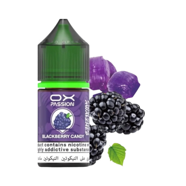 OX Passion SaltNic Blackberry Candy توت كاندي