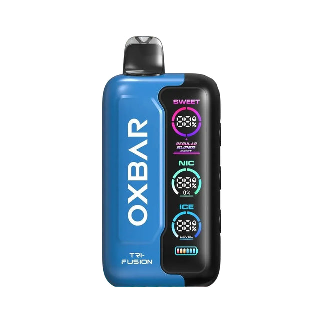 Oxbar Super Cool 50k Blue Razz Ice توت ساقع جدا