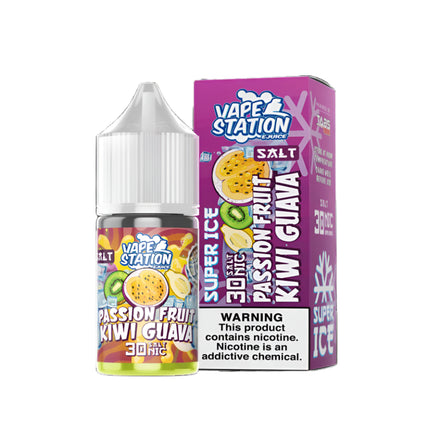 Vape Station Super Ice SaltNic Passion Fruit Kiwi Guava