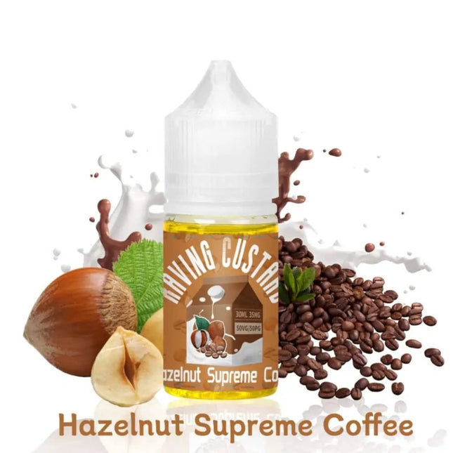 Raving Custard SaltNic Hazelnut Supreme Coffee