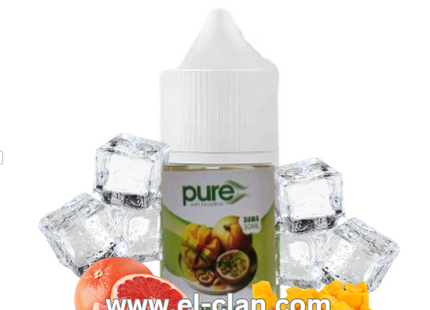 Pure Saltnic Boat Evo مانجو جوافة باشون فروت - Pure E-Juice -  الكلان فيب el-clan.