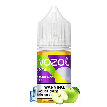 Vozol SaltNic Sour Apple ice تفاح ساقع