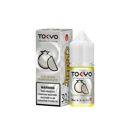 Tokyo SaltNic Iced White Pomegranate رمان ساقع