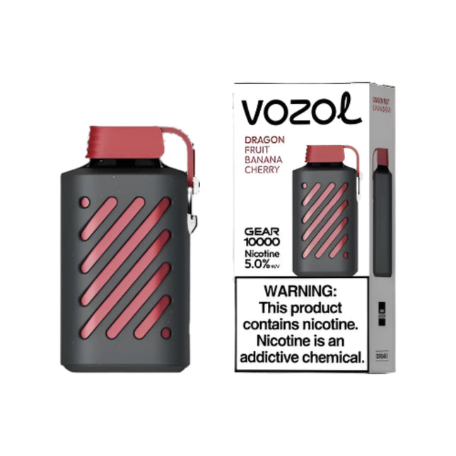 Vozol Gear 10K Dragon Fruit Banana Cherry disposable دراجون فروت موز كرز