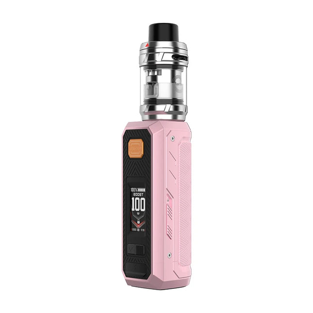 جهاز فيب هاردوير Vaporesso Armour Ultra مود وكيت بلون وردي فاتح مع تصميم أنيق ومتين