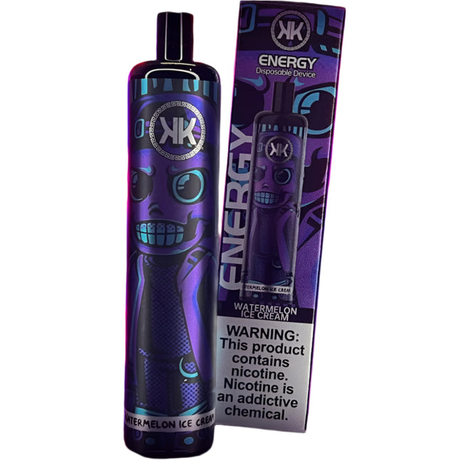 Energy 5K Watermelon Ice Cream Disposable ايس كريم بطيخ