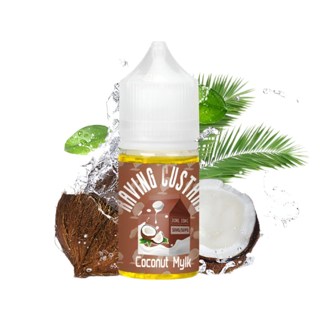 Raving Custard SaltNic Coconut milky حليب جوزهند