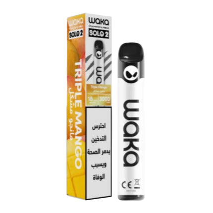 Waka Solo2 3K Triple Mango Disposable مانجو مشكل