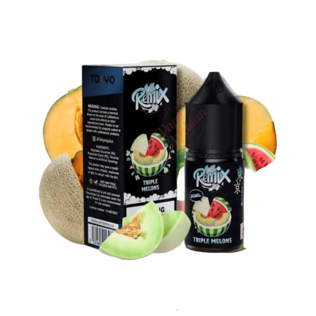 Tokyo Remix SaltNic Super Cool Triple Melons بطيخ كانتالوب ساقع