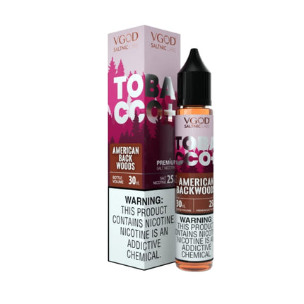 Vgod Saltnic Tobacco Back Woods توباكو خشن