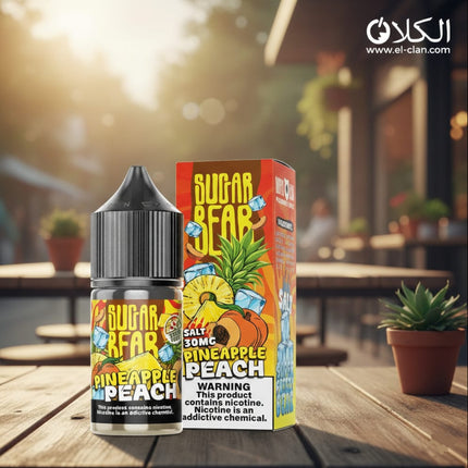 Sugar Bear SaltNic Super Freezy Pineapple Peach اناناس خوخ ساقع