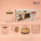 Jar Set Acrylic Queen 4 in 1  طقم توابل اكليريك الملكة 4 ف1