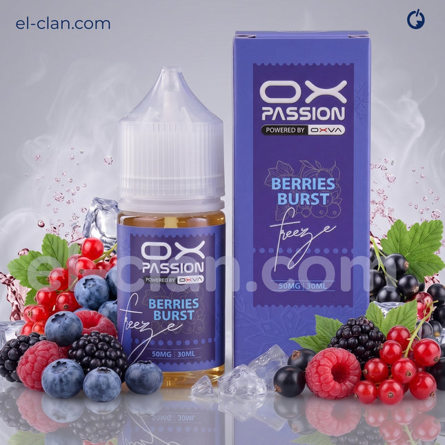 OX Passion SaltNic Super Cool Berries Burst  توت ساقع جدا