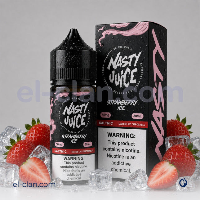 Nasty SaltNic Strawberry Ice فراوله ساقع