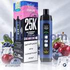 Crown Bar Alfakher Ice Adjust 25K Blueberry Cherry Disposable  الفاخر توت ساقع كريز