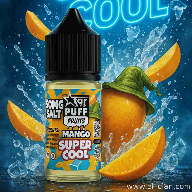 Star Puff SaltNic Super Cool  Mango مانجو ساقع جدا