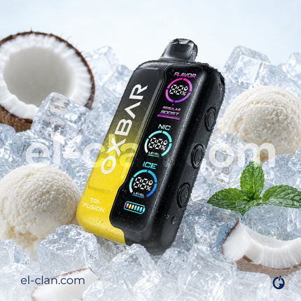 Oxbar Super Cool 50k Coconut Ice Cream ايس كريم جوز هند ساقع جدا