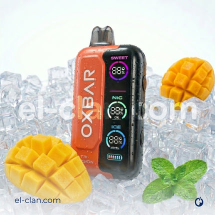 Oxbar Super Cool 50k Mango Ice مانجو ساقع جدا