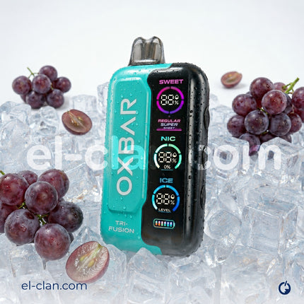 Oxbar Super Cool 50k Grape Mint عنب نعناع ساقع جدا