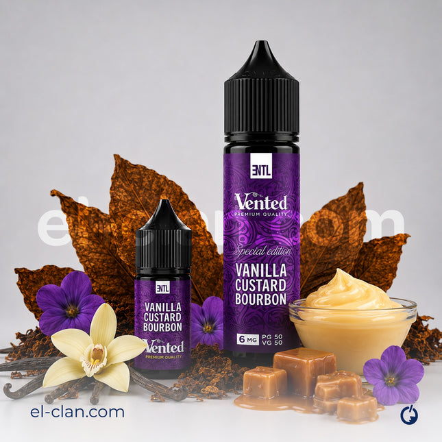 Vented Vanilla Custard Bourbon فانيلا كاسترد باربون