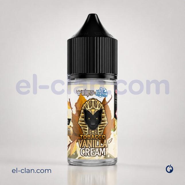 Vape Station Saltnic Tobacco Vanilla Cream توباكو كريمة فانيليا