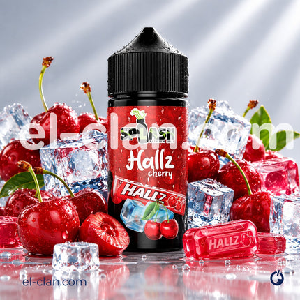 نقطة فيب ليكويد Splash E-Juice بنكهة كريز ونعناع، سائلة ساقعة، مناسبة للتدخين الإلكتروني.