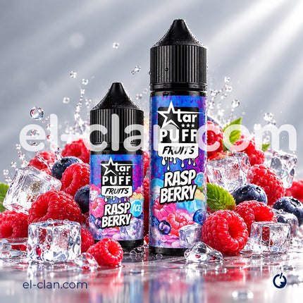 Star Puff SaltNic Raspberry Ice توت ساقع