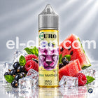 سائل فيب ليكويد Euro Ice Pink Panther بنكهة الفراولة والنعناع، زجاجة من Euro E-Juice، تصميم جذاب وردي فاتح