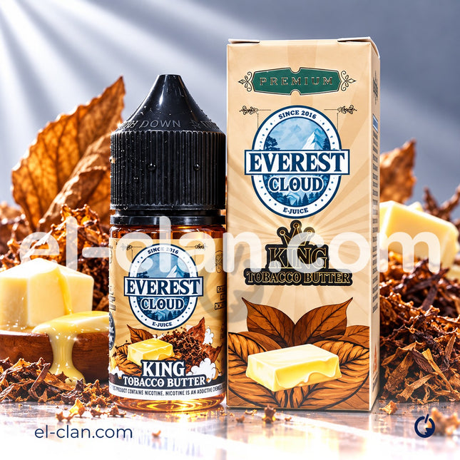 Everest Cloud SaltNic King Tobacco Butter توباكو زبده