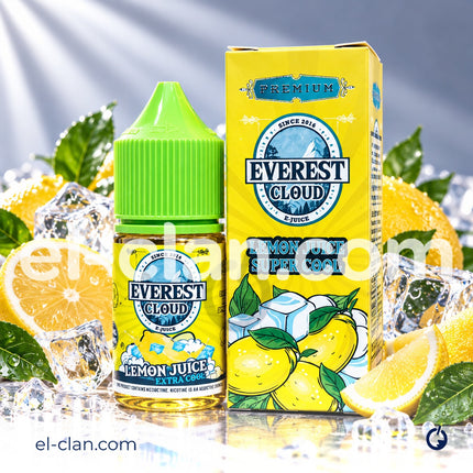 Everest Cloud SaltNic Lemon Jice Super Cool عصير ليمون ساقع جدا