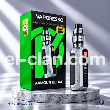 مود وكيت فيب Vaporesso Armour Ultra ارمور الترا بتصميم أسود أنيقართველ