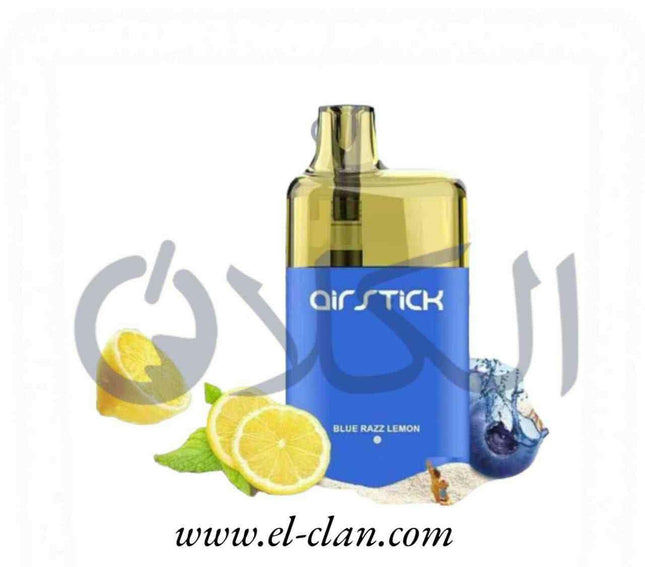 Air Stick 7K Blue Razz Lemon disposable ليمون توت - Air Stick -  الكلان فيب el-clan.