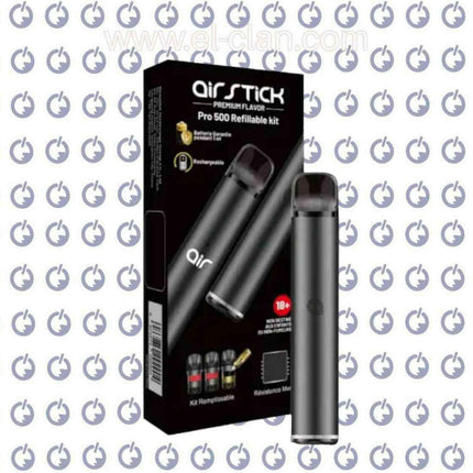 Air Stick Pro 500 Refillable kit اير ستيك برو 500 كيت - Air Stick -  الكلان فيب el-clan.