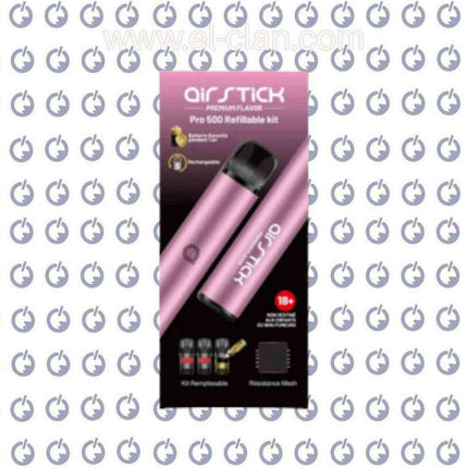 Air Stick Pro 500 Refillable kit اير ستيك برو 500 كيت - Air Stick -  الكلان فيب el-clan.