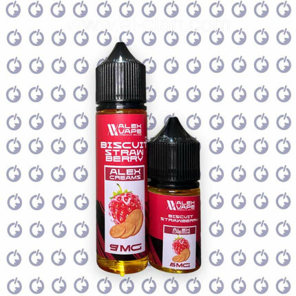 AlexVape Biscuit Strawberry بسكويت فراوله - AlexVape E-Juice -  الكلان فيب el-clan.