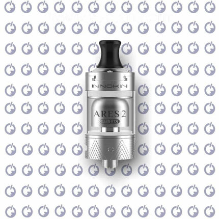 Black Innokin Ares 2 MTL RTA rebuildable tank atomizer with sleek design for flavorful vaping.