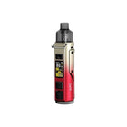 جهاز فيب هاردوير بود من Voopoo، أرجوس برو الجديد باللون الأخضر والذهبي، يظهر أمام خلفية بيضاء.