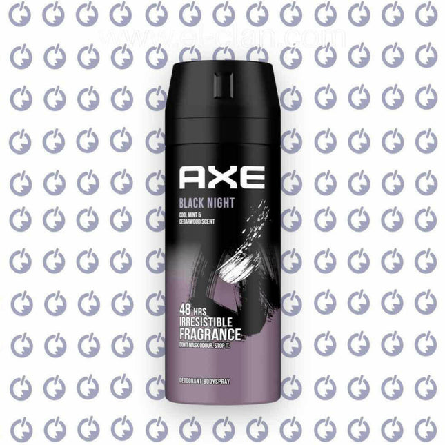 Axe Black Knight Body Spray for Men اكس بلاك نايت سبراي - Axe -  الكلان فيب el-clan.