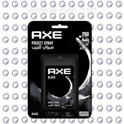 Axe Black Pocket Spray for Men اكس سبراى للجيب - Axe -  الكلان فيب el-clan.