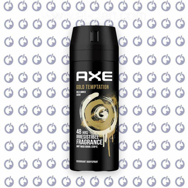 Axe Gold Temptation Body Spray for Men اكس جولد سبراي - Axe -  الكلان فيب el-clan.