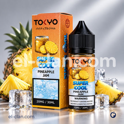Tokyo SaltNic Super Cool Pineapple Jam مربى أناناس ساقع