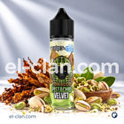 فيب ليكويد فسدق مخملي من Vape Station E-Juice، يظهر عبوة التبغ ذات نكهة الفسدق والملمس المخملي