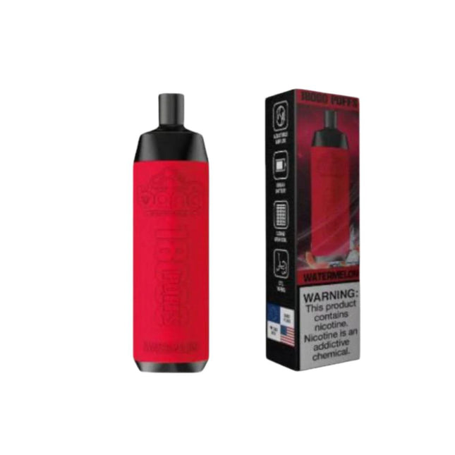 Bang 18K Watermelon Ice disposable vape with 18,000 puffs, featuring watermelon and icy flavors, from Bang Disposable.